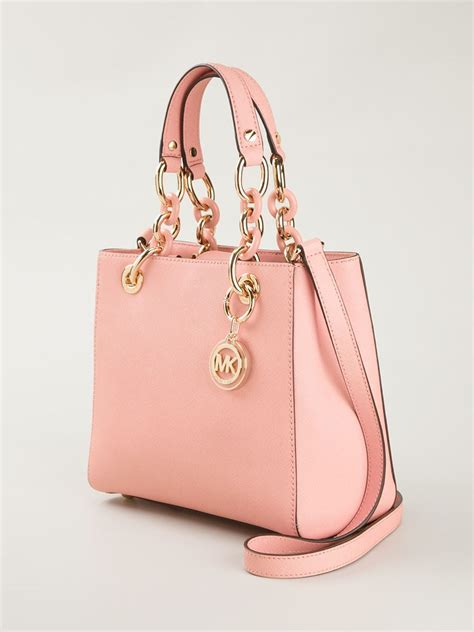 michael kors cynthia small convertible satchel soft pink|MICHAEL Michael Kors Cynthia Small NS Convertible Satchel.